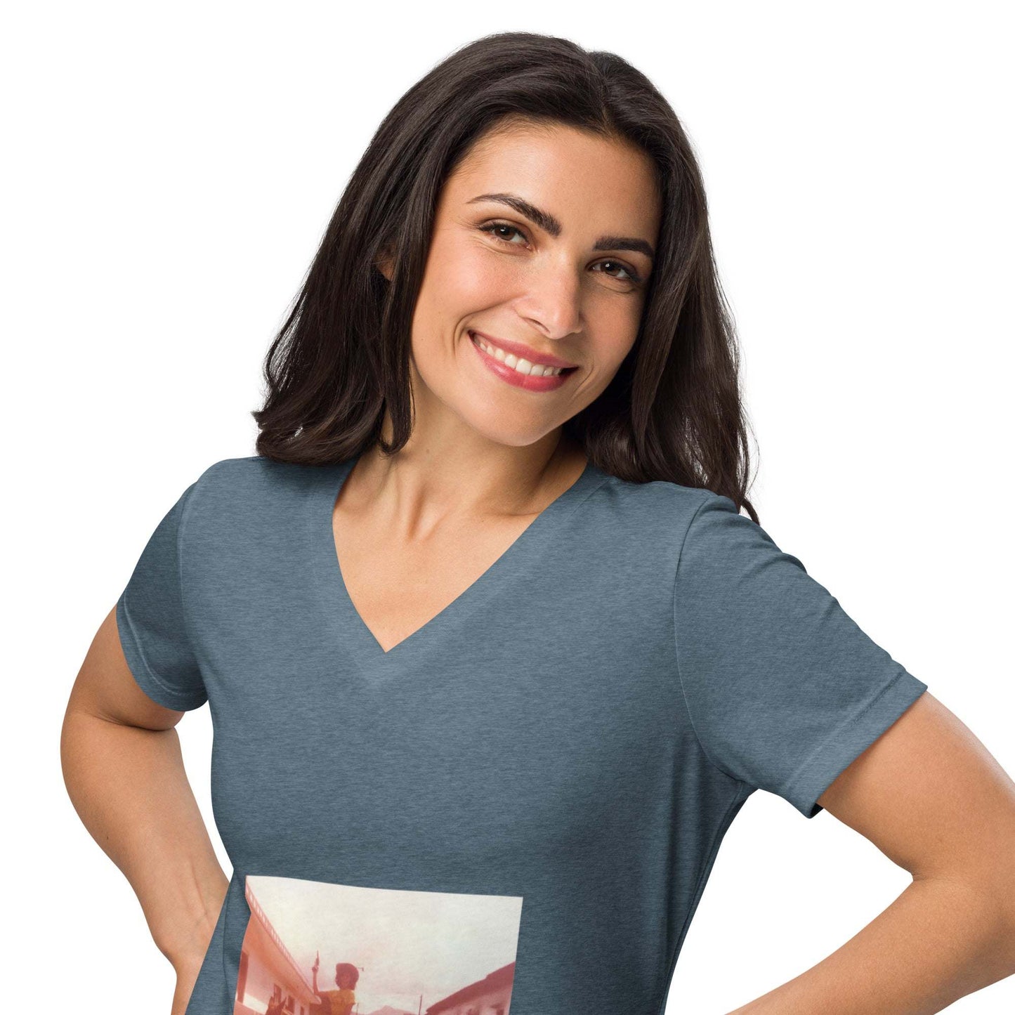 Women’s relaxed v-neck t-shirt