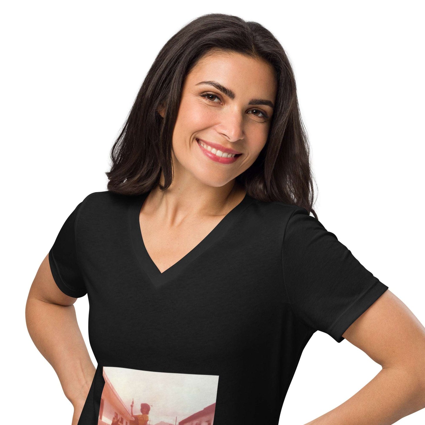 Women’s relaxed v-neck t-shirt